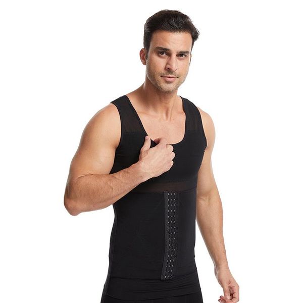 men's body shapers high stretch mesh sculpting vest elastique musculation fitness male workout tank quick dry running clothes, Black;brown
men's body shapers high stretch mesh sculpting vest elastique musculation fitness male workout tank quick dry running clothes, Black;brown