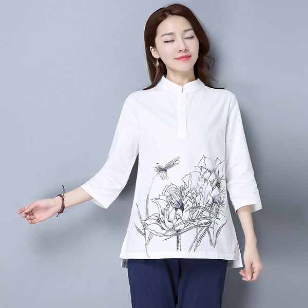 ladies chinese blouse cotton linen cheongsam loose large size tang suit blusas chinese style clothing women 12296, Red
ladies chinese blouse cotton linen cheongsam loose large size tang suit blusas chinese style clothing women 12296, Red