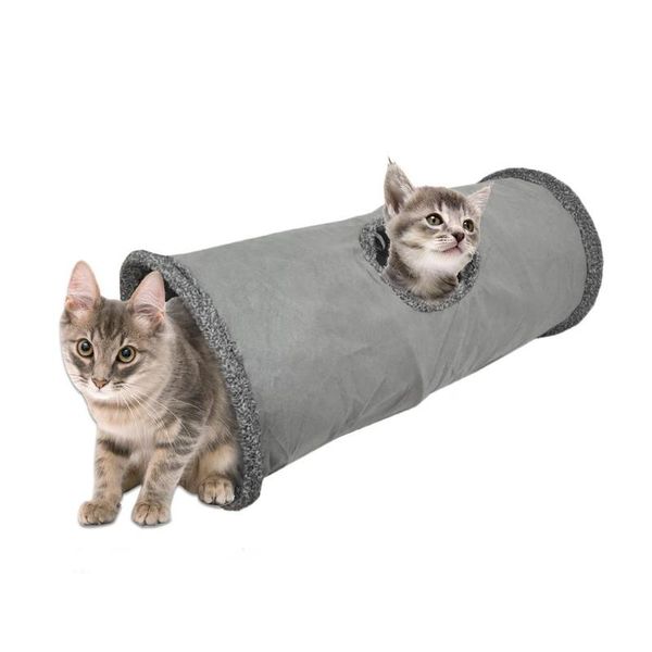 collapsible cat tunnel crinkle kitten play tube for large cats dogs bunnies with ball fun toys 2 suede peep hole pet
collapsible cat tunnel crinkle kitten play tube for large cats dogs bunnies with ball fun toys 2 suede peep hole pet