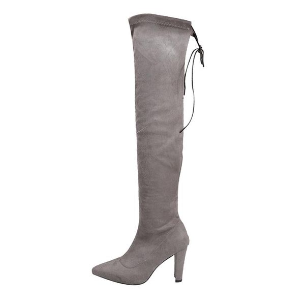 boots fashion casual pointed toe women's trend long knee high square heels shoes for female outdoor snowy boot#4, Black
boots fashion casual pointed toe women's trend long knee high square heels shoes for female outdoor snowy boot#4, Black