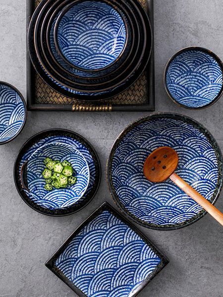 japanese dish plate ceramic wave patterned tableware exquisite sashimi household made in japan bowls
japanese dish plate ceramic wave patterned tableware exquisite sashimi household made in japan bowls