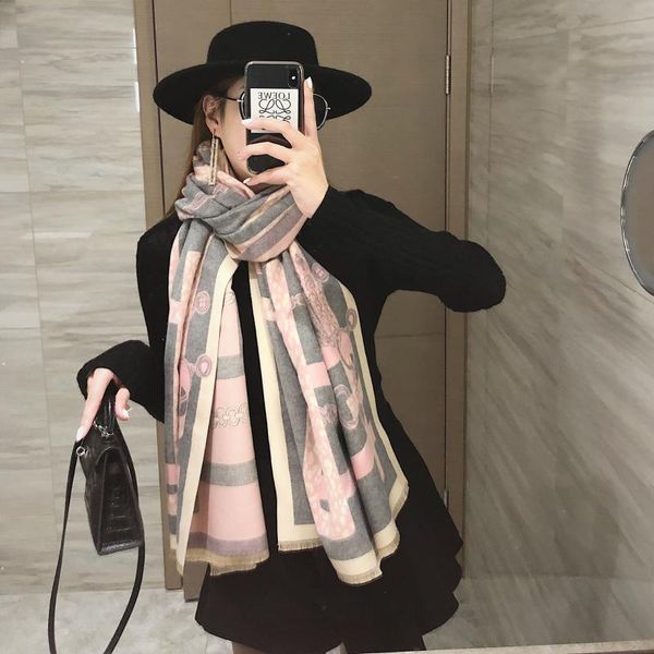 scarves lady thick pashmina winter cashmere warm blanket foulard vintage neckerchief female women and shawls scarf 2021, Blue;gray
scarves lady thick pashmina winter cashmere warm blanket foulard vintage neckerchief female women and shawls scarf 2021, Blue;gray