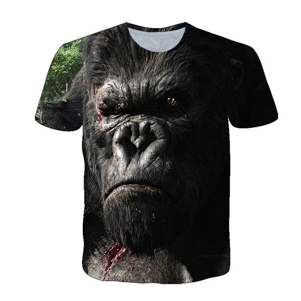 men's t-shirts summer 3d gorilla print t-shirt casual short sleeve fun monkey round neck sweatshirt male t, White;black
men's t-shirts summer 3d gorilla print t-shirt casual short sleeve fun monkey round neck sweatshirt male t, White;black