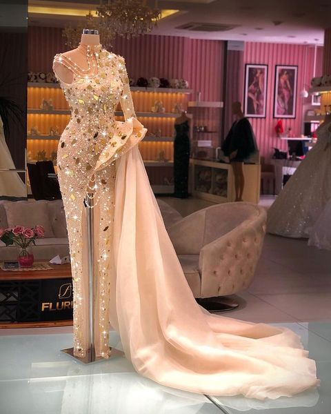 2021 plus size arabic aso ebi gold luxurious sequined prom dresses beaded crystals high split evening formal party second reception gowns dr, Black
2021 plus size arabic aso ebi gold luxurious sequined prom dresses beaded crystals high split evening formal party second reception gowns dr, Black