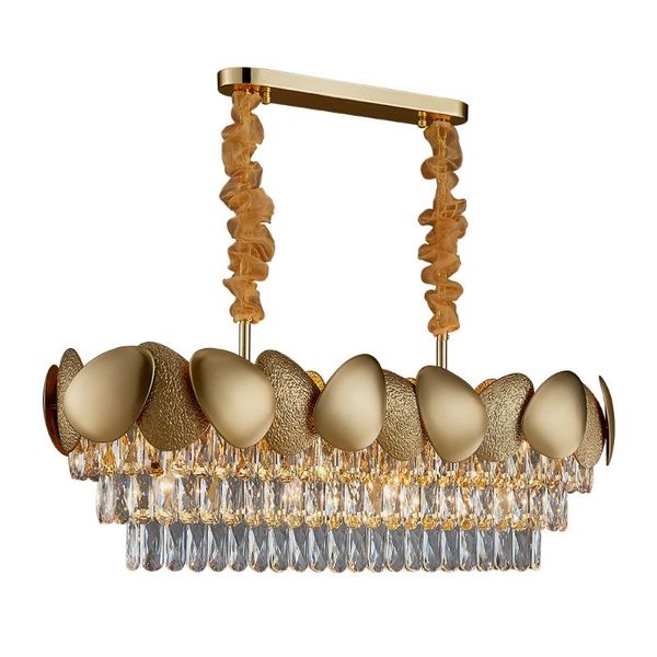 luxury modern crystal chandelier for dining room design kitchen island chain lighting fixture gold home decoration cristal lamp chandeliers
luxury modern crystal chandelier for dining room design kitchen island chain lighting fixture gold home decoration cristal lamp chandeliers
