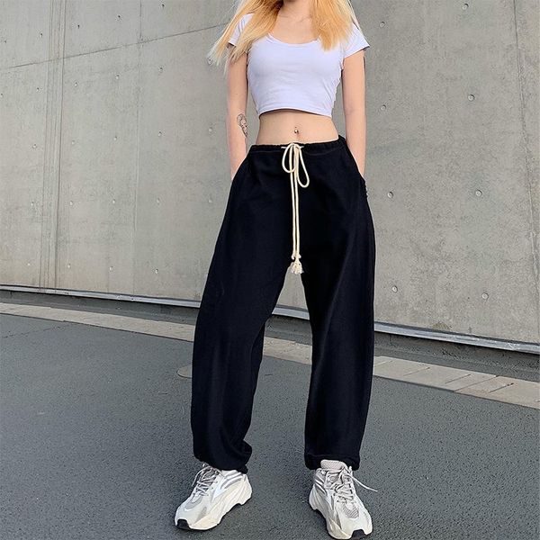 women's pants & capris yyxz autumn fashion cute slim sml solid color elastic waist black drawstring young woman casual straight lady tr, Black;white
women's pants & capris yyxz autumn fashion cute slim sml solid color elastic waist black drawstring young woman casual straight lady tr, Black;white
