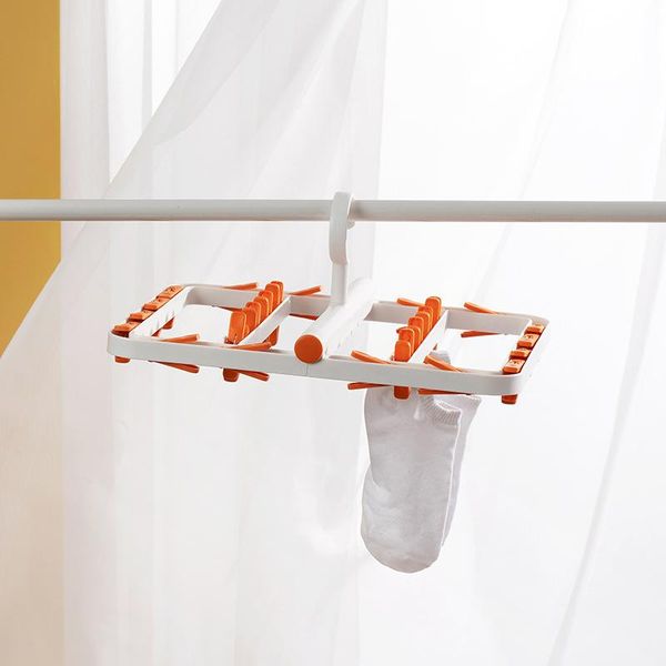 hangers & racks multifunctional hanger24 clip folding drying rack movable plastic householdclothes windproof underwear socks tool
hangers & racks multifunctional hanger24 clip folding drying rack movable plastic householdclothes windproof underwear socks tool