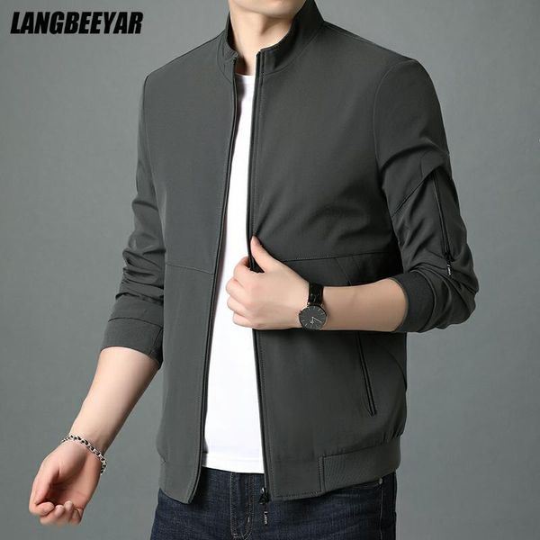 men's jackets grade designer brand casual fashion street stand collar men coats & classic zipper solid windbreaker clothes, Black;brown
men's jackets grade designer brand casual fashion street stand collar men coats & classic zipper solid windbreaker clothes, Black;brown