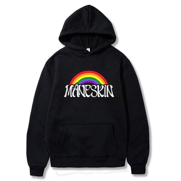 men's hoodies & sweatshirts 2021 band group maneskin hoody harajuku kawaii rainbow graphics winter keep warm streetwear, Black
men's hoodies & sweatshirts 2021 band group maneskin hoody harajuku kawaii rainbow graphics winter keep warm streetwear, Black