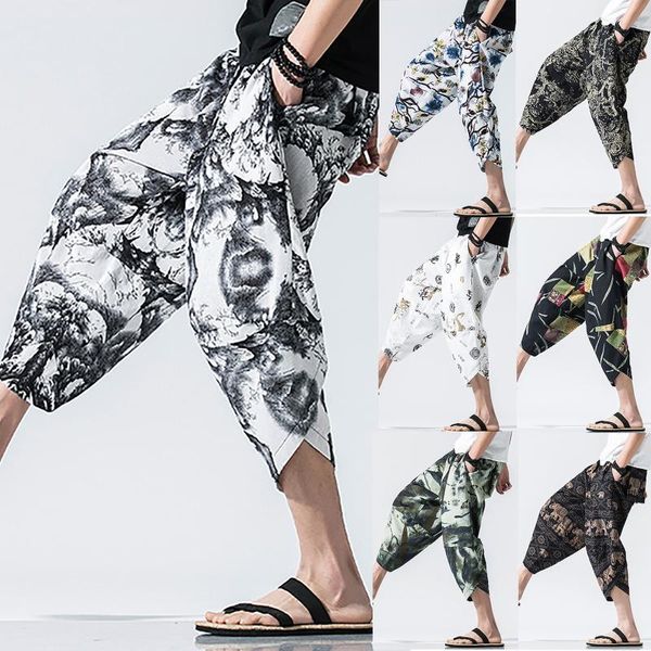 men's pants cotton-linen loose casual lightweight elastic waist home oversize linens streetwear 2021 male spring summer, Black
men's pants cotton-linen loose casual lightweight elastic waist home oversize linens streetwear 2021 male spring summer, Black