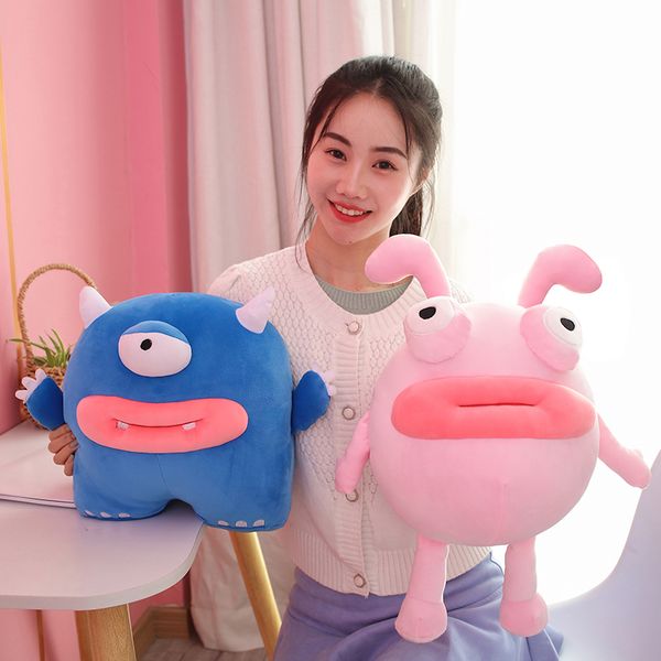 40cm Kawaii Funny Sausage Mouth Rabbit Monster Plush Toy Stuffed Animals Soft Pillow with Blanket Toys for Girls Kids Gift Decor
40cm Kawaii Funny Sausage Mouth Rabbit Monster Plush Toy Stuffed Animals Soft Pillow with Blanket Toys for Girls Kids Gift Decor