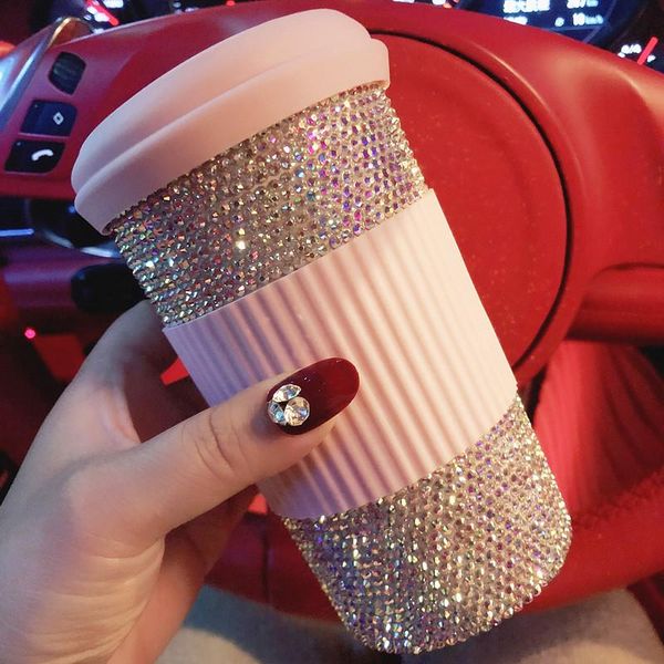 mugs shiny mug with lid coffee cup portable car travel inlaid diamond water leakproof 500ml tumbler straw reusable cute
mugs shiny mug with lid coffee cup portable car travel inlaid diamond water leakproof 500ml tumbler straw reusable cute