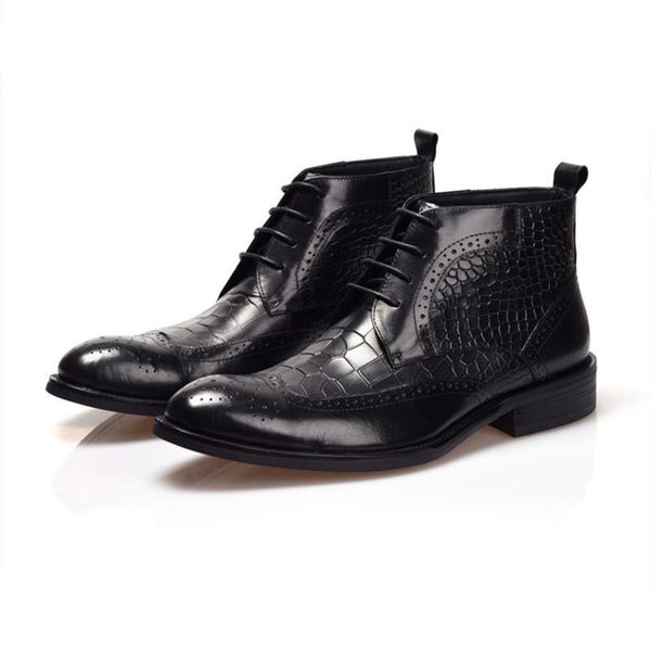 boots winter men shoes genuine leather cow military male autumn mens footwear, Black
boots winter men shoes genuine leather cow military male autumn mens footwear, Black