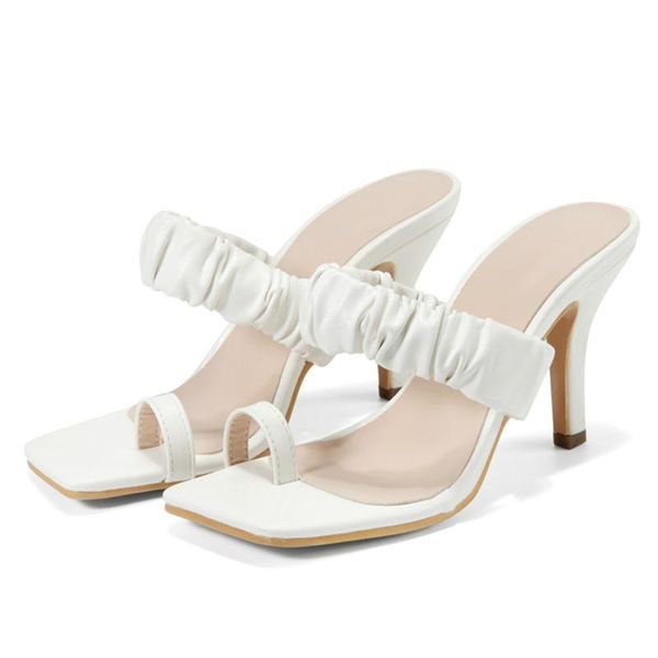 high summer women heels slippers square toe white heels slides outdoor flip flops party shoes zapatillas mujer plus size43, Black
high summer women heels slippers square toe white heels slides outdoor flip flops party shoes zapatillas mujer plus size43, Black