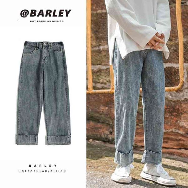 men's jeans korean wide-leg fashion casual retro blue white men streetwear loose hip-hop straight denim pants mens s-2xl jzv0
men's jeans korean wide-leg fashion casual retro blue white men streetwear loose hip-hop straight denim pants mens s-2xl jzv0