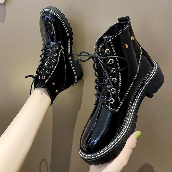boots 2021 british style women's korean version of wild flat short bare single, Black
boots 2021 british style women's korean version of wild flat short bare single, Black
