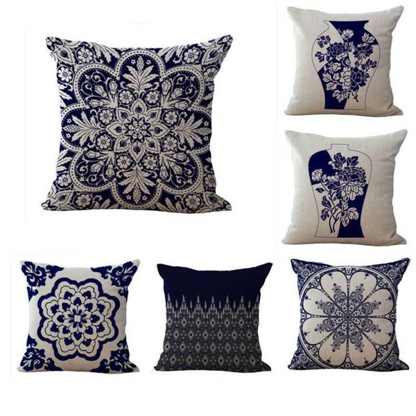 pillow case retro chinese blue porcelain throw home soft cotton linen pillowcase cushion
pillow case retro chinese blue porcelain throw home soft cotton linen pillowcase cushion