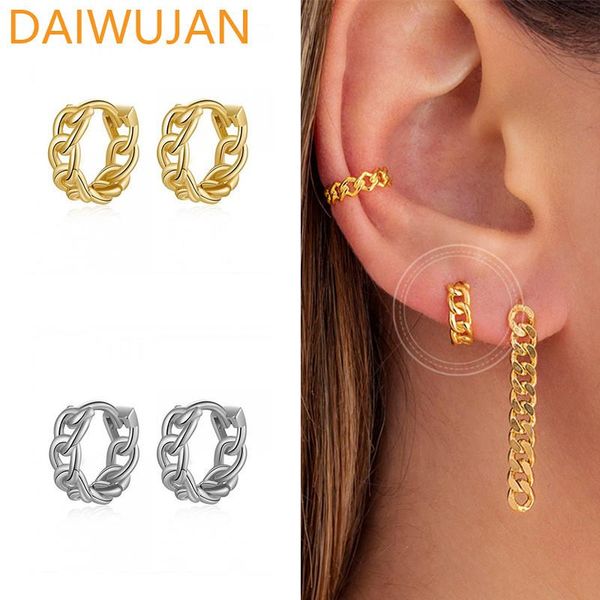 hoop & huggie daiwujan ins 925 sterling sliver earrings for women personality twist chain circle aretes punk party jewelry, Golden;silver
hoop & huggie daiwujan ins 925 sterling sliver earrings for women personality twist chain circle aretes punk party jewelry, Golden;silver