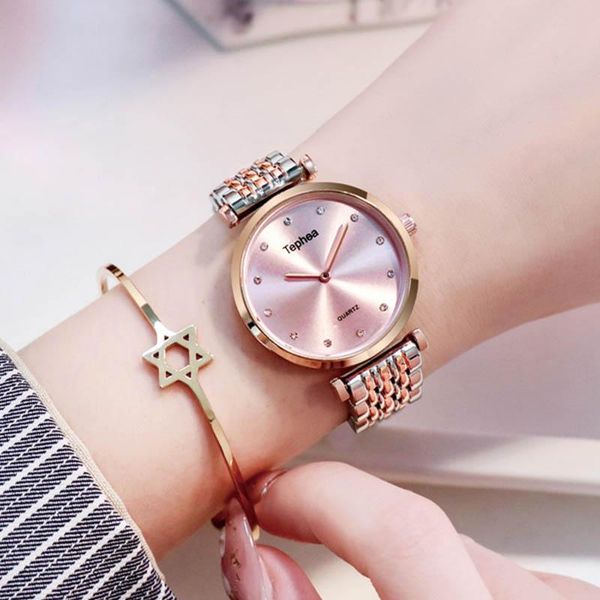 wristwatches 2021 brand lady for watch women's quartz rose gold watches with bracelet dress accessories rhinestones clock, Slivery;brown
wristwatches 2021 brand lady for watch women's quartz rose gold watches with bracelet dress accessories rhinestones clock, Slivery;brown