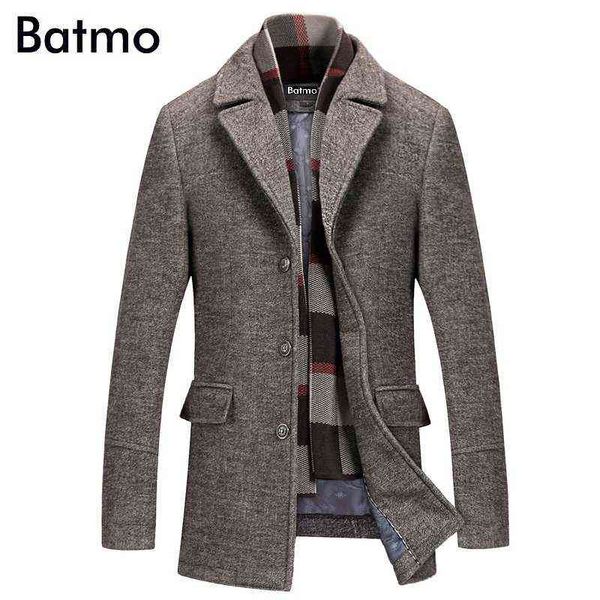batmo arrival winter wool casual gray trench coat men,men's winter warm coat,winter jackets men 823 211213, Black
batmo arrival winter wool casual gray trench coat men,men's winter warm coat,winter jackets men 823 211213, Black
