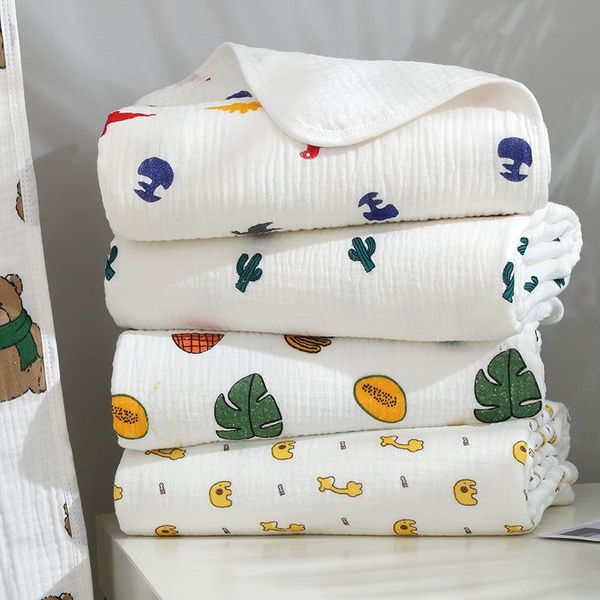 born baby bath towel cotton four-layer gauze quilt summer absorbent blankets bedding swaddle wrap 105*105cm & swaddling
born baby bath towel cotton four-layer gauze quilt summer absorbent blankets bedding swaddle wrap 105*105cm & swaddling