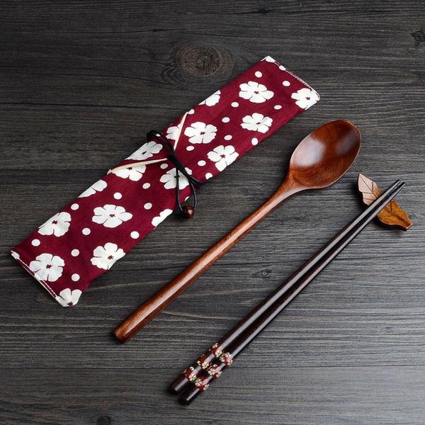chopsticks sakura japanese cloth bag portable spoon set creative gift outdoor pointed wooden tableware
chopsticks sakura japanese cloth bag portable spoon set creative gift outdoor pointed wooden tableware