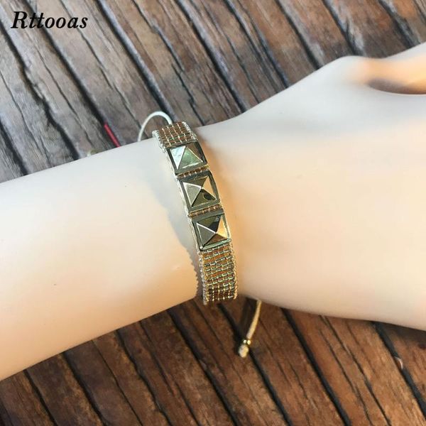 charm bracelets rttooas delica miyuki gold rivet bead bracelet bileklik women men jewelry pulseras mujer modahandmade woven, Golden;silver
charm bracelets rttooas delica miyuki gold rivet bead bracelet bileklik women men jewelry pulseras mujer modahandmade woven, Golden;silver