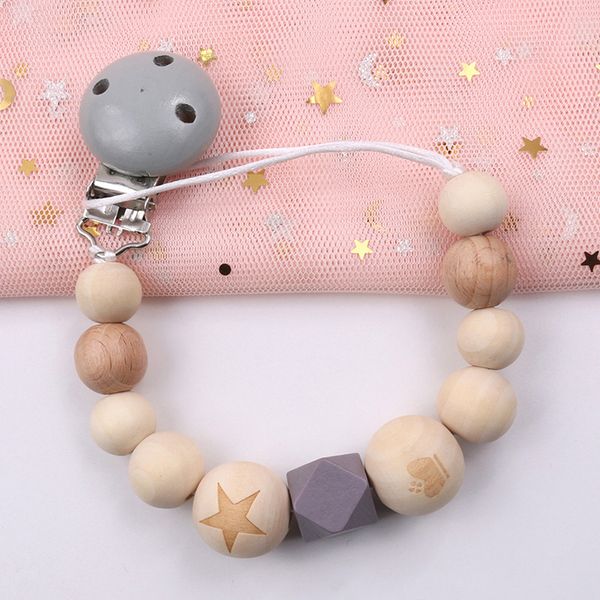 1Pcs Infant Supplies Auxiliary Food Pacifier Holder Chain Silicone Wooden Kids Gift Anti-lost Muticolors Baby Teether Chain
1Pcs Infant Supplies Auxiliary Food Pacifier Holder Chain Silicone Wooden Kids Gift Anti-lost Muticolors Baby Teether Chain