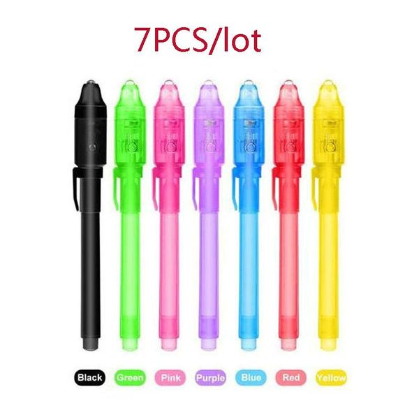 highlighters 7pcs invisible ink pen two-in-one uv light multifunctional ultraviolet magic led counterfeit lamp for diy painting gifts, Black;red
highlighters 7pcs invisible ink pen two-in-one uv light multifunctional ultraviolet magic led counterfeit lamp for diy painting gifts, Black;red