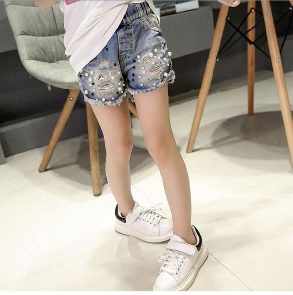 shorts summer baby girls jeans ripped kids hole pearl clothes cotton casual children trousers teenager denim, Black
shorts summer baby girls jeans ripped kids hole pearl clothes cotton casual children trousers teenager denim, Black