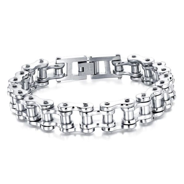fashion titanium steel bicycle chain bracelets men europe america motorcycle bracelet biker traditional jewelry gift link,, Black
fashion titanium steel bicycle chain bracelets men europe america motorcycle bracelet biker traditional jewelry gift link,, Black