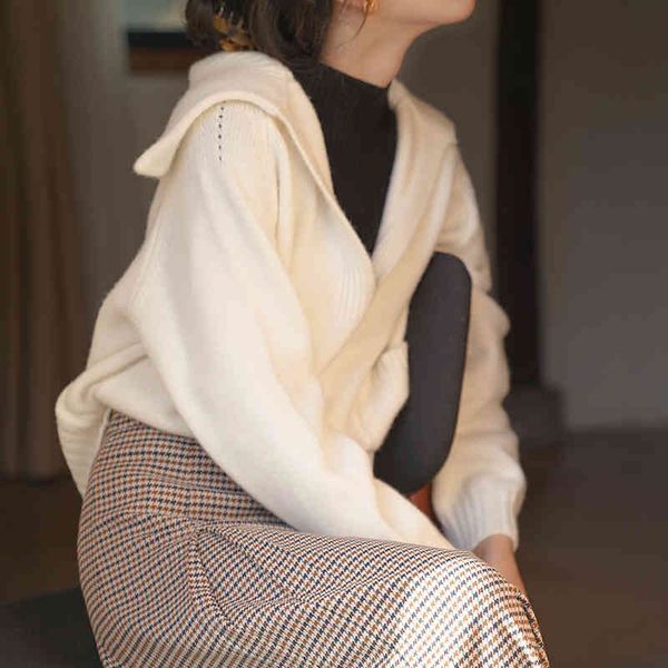 women's sweaters casual wool sweater 2021, autumn/winter, feminine, solid color, large, v-collar, loose cashmere sweater, korean, 100%, White;black
women's sweaters casual wool sweater 2021, autumn/winter, feminine, solid color, large, v-collar, loose cashmere sweater, korean, 100%, White;black