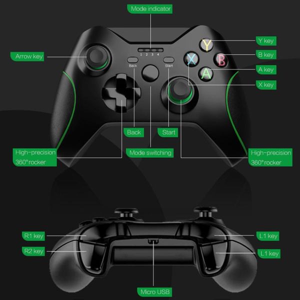 for xbox one wireless gamepad remote controller mando controle jogos pc joypad game joystick controllers & joysticks
for xbox one wireless gamepad remote controller mando controle jogos pc joypad game joystick controllers & joysticks