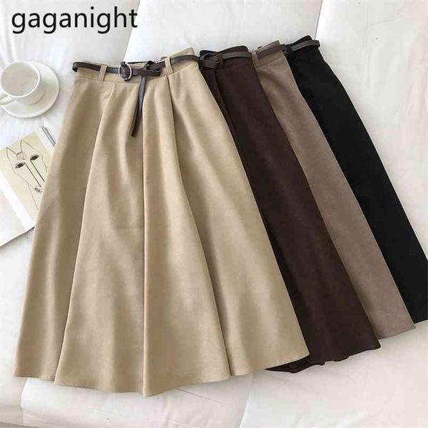 spring fashion vintage solid a-line skirts elastic high waist with belts knee-length dresses office ladies 210601, Black
spring fashion vintage solid a-line skirts elastic high waist with belts knee-length dresses office ladies 210601, Black