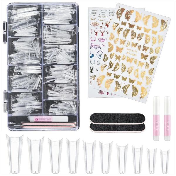 nail art kits 500pcs tips and glues set transparent fake fingernails artifical false nails manicure diy tools
nail art kits 500pcs tips and glues set transparent fake fingernails artifical false nails manicure diy tools