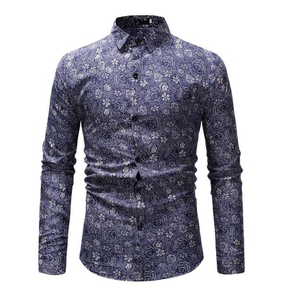 men's casual shirts fashion spring autumn flower printing long sleeve slim fit hawaiian floral vintage mens shirt plus size, White;black
men's casual shirts fashion spring autumn flower printing long sleeve slim fit hawaiian floral vintage mens shirt plus size, White;black