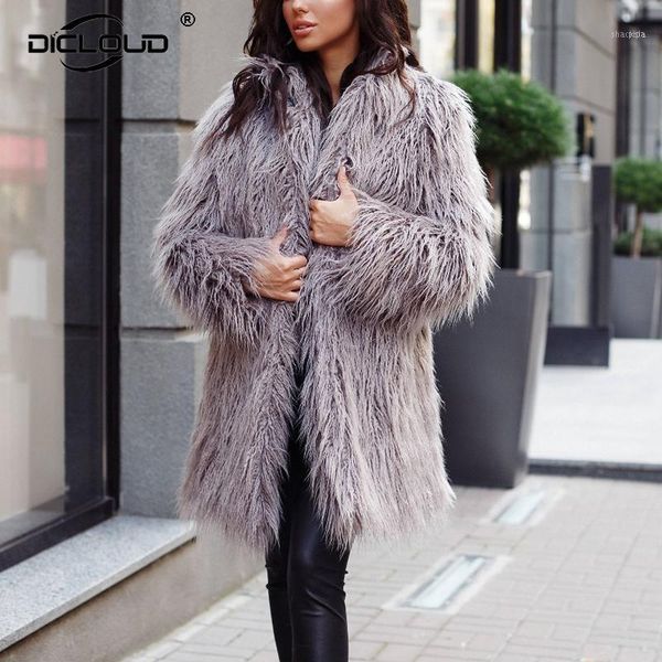 luxury faux fur coat women fluffy mongolia sheep fake jacket 2021 winter jackets thicken warm long overcoat outerwear1, Black
luxury faux fur coat women fluffy mongolia sheep fake jacket 2021 winter jackets thicken warm long overcoat outerwear1, Black