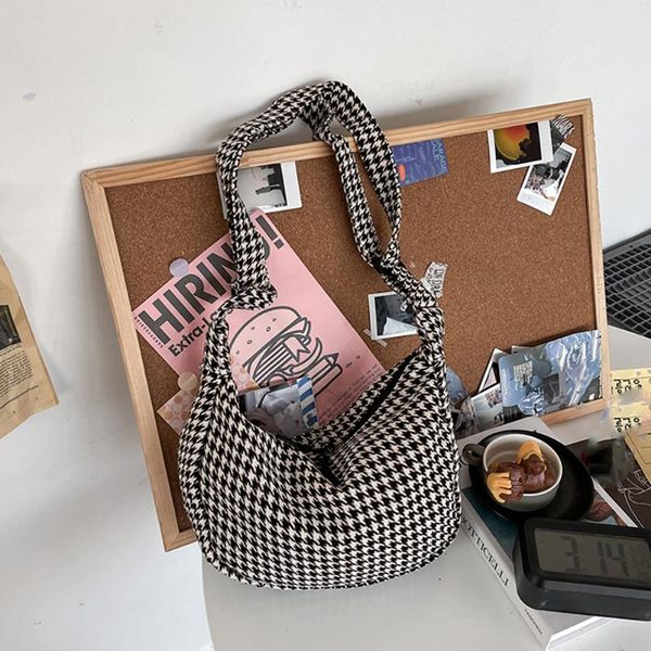 evening bags women shoulder bag vintage plaid printing crossbody canvas houndstooth handbags ladies classic messenger
evening bags women shoulder bag vintage plaid printing crossbody canvas houndstooth handbags ladies classic messenger