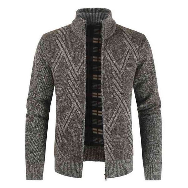 aiopeson autumn winter mens sweater casual stand collar thick cardigan fashion warm coats 210918, White;black
aiopeson autumn winter mens sweater casual stand collar thick cardigan fashion warm coats 210918, White;black