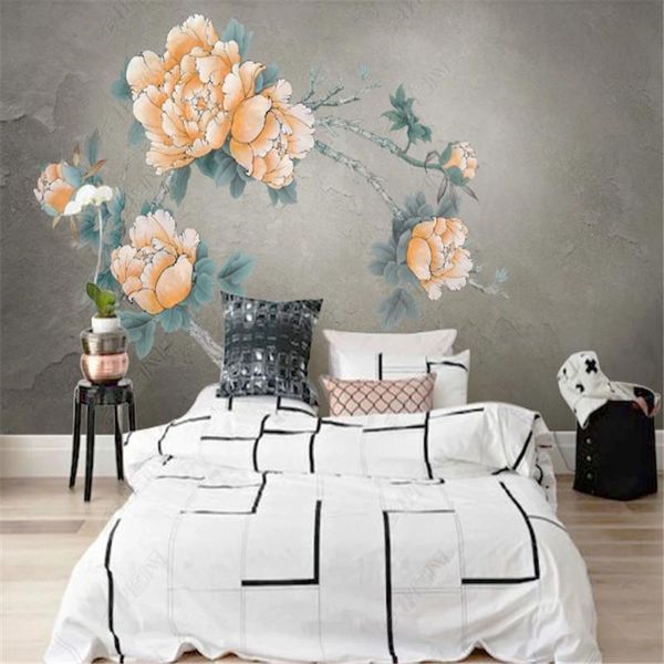 wallpapers retro hand-painted meticulous peony wallpaper for living room sofa tv background mural wall paper home decor bedroom
wallpapers retro hand-painted meticulous peony wallpaper for living room sofa tv background mural wall paper home decor bedroom