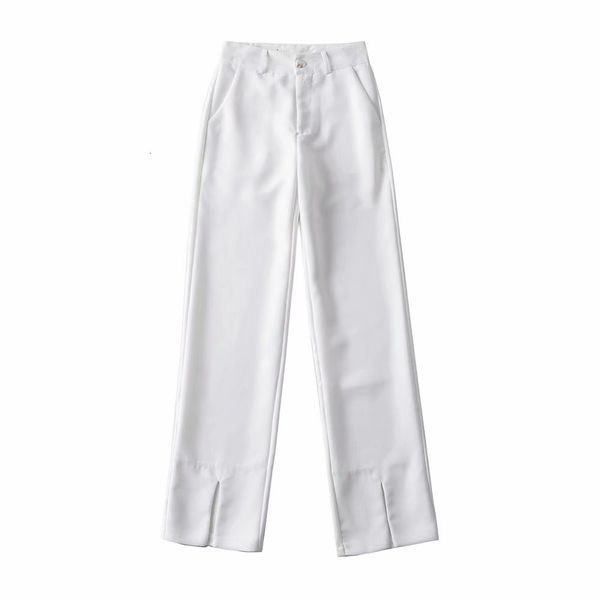 women's pants & capris 2021 spring arrival female solid color suit split casual straight leg pants, Black;white
women's pants & capris 2021 spring arrival female solid color suit split casual straight leg pants, Black;white