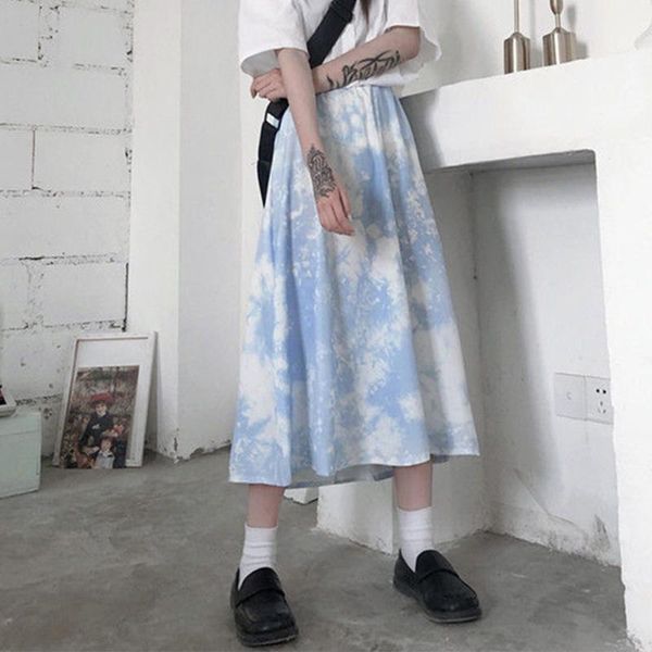 skirts ins blue tie-dye mid-calf skirt female streetwear summer korean preppy style sweet cute a-line harajuku high waist, Black
skirts ins blue tie-dye mid-calf skirt female streetwear summer korean preppy style sweet cute a-line harajuku high waist, Black