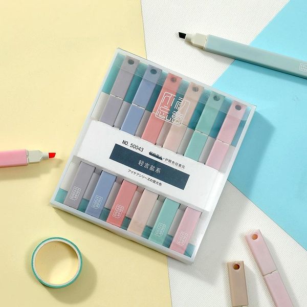 highlighters 6pcs macaroon color markers 6 colors set eye protection soft brush for drawing school office stationery, Black;red
highlighters 6pcs macaroon color markers 6 colors set eye protection soft brush for drawing school office stationery, Black;red
