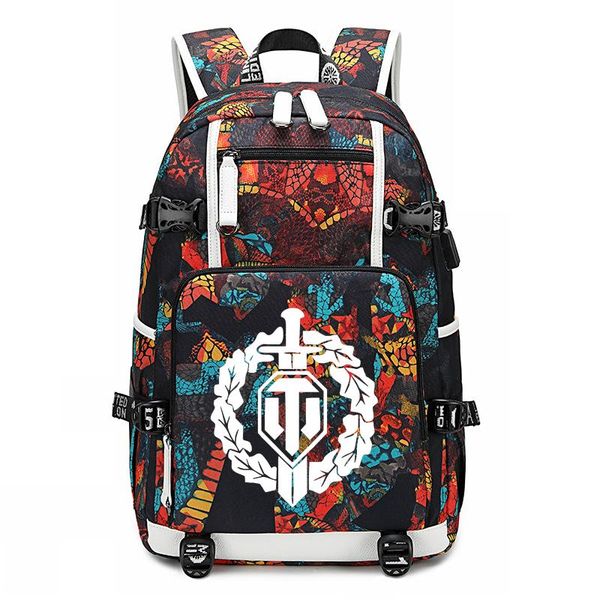 backpack world of tanks print 18 inch large capacity school travel for students waterproof bookbag mochila
backpack world of tanks print 18 inch large capacity school travel for students waterproof bookbag mochila
