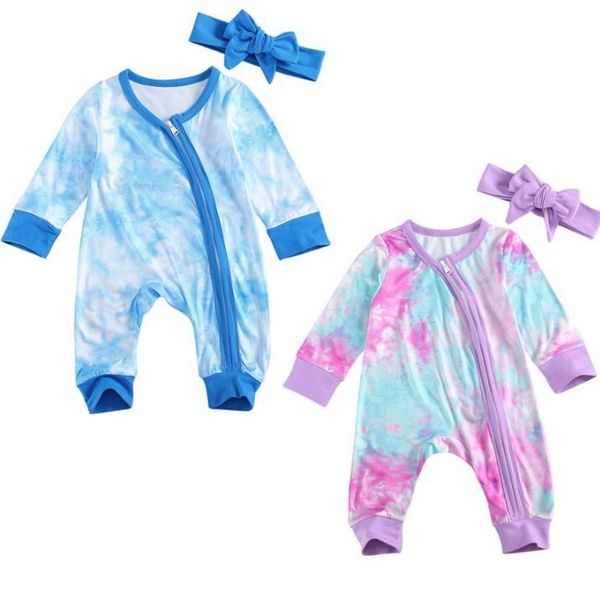 born girls boys romper children tie-dyed zipper long sleeve pants jumpsuit with bow headband jumpsuits, Blue
born girls boys romper children tie-dyed zipper long sleeve pants jumpsuit with bow headband jumpsuits, Blue