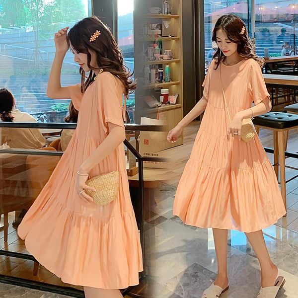 maternity dresses 51436# clothes summer chiffon short sleeves loose stylish a line dress pregnant women mom, White
maternity dresses 51436# clothes summer chiffon short sleeves loose stylish a line dress pregnant women mom, White