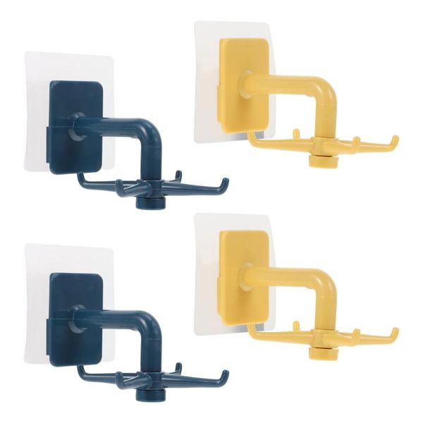 hooks & rails 4pcs rotatable non-punching hanger kitchen bathroom sundries storage rack
hooks & rails 4pcs rotatable non-punching hanger kitchen bathroom sundries storage rack
