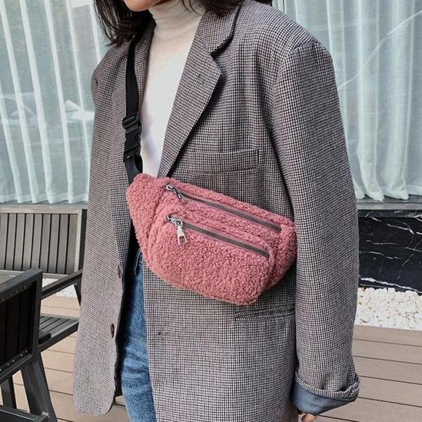 waist bags winter fashion plush fanny pack for women bag chest female shoulder high capacity hip purse
waist bags winter fashion plush fanny pack for women bag chest female shoulder high capacity hip purse
