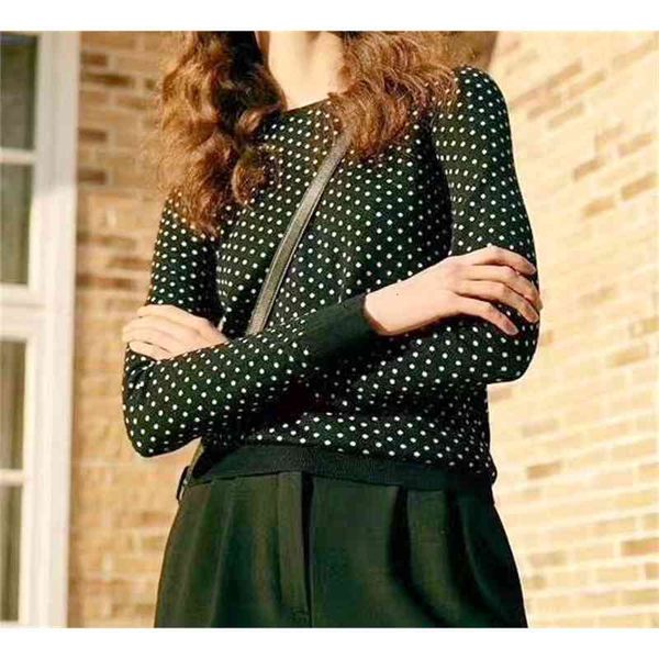 sweater women 2021 wave dot jacquard korean knit wool long-sleeved round neck pullover 4kc4, White;black
sweater women 2021 wave dot jacquard korean knit wool long-sleeved round neck pullover 4kc4, White;black
