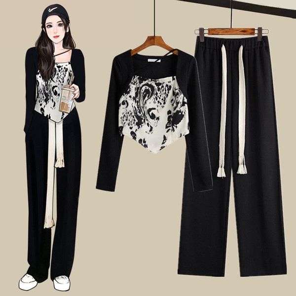 women's two piece pants women leisure matching sets 2021 spring autumn square collar long sleeve wide leg 2 two-piece suit female cloth, White
women's two piece pants women leisure matching sets 2021 spring autumn square collar long sleeve wide leg 2 two-piece suit female cloth, White